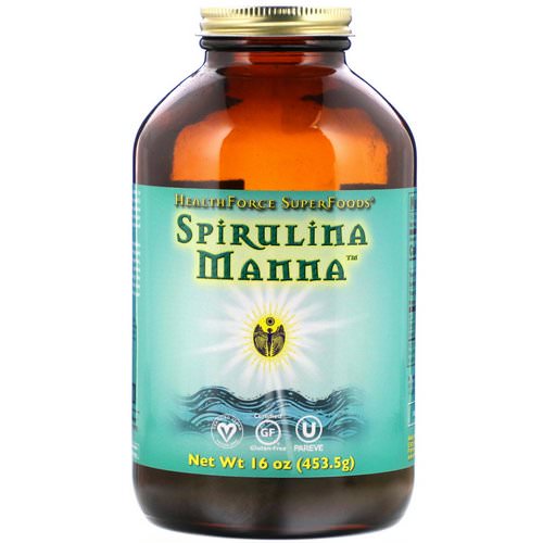 HealthForce Superfoods, Spirulina Manna, 16 oz (453.5 g) فوائد