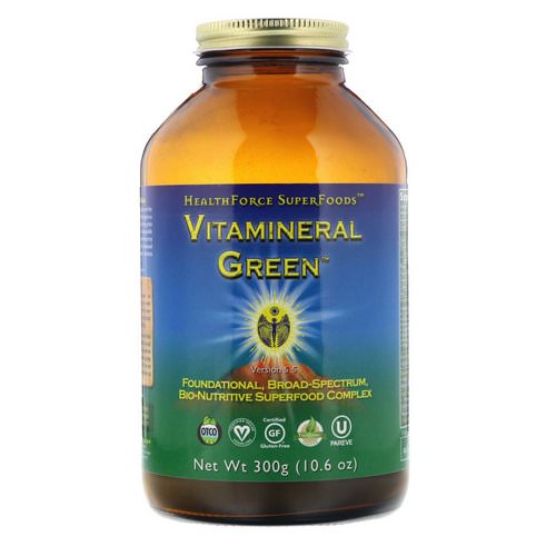 HealthForce Superfoods, Vitamineral Green, Version 5.5, 10.6 oz (300 g) فوائد