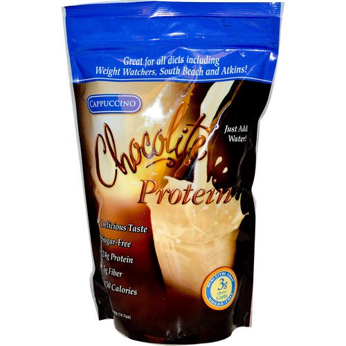 HealthSmart Foods, Chocolite Protein, Cappuccino, 14.7 oz (418 g) فوائد
