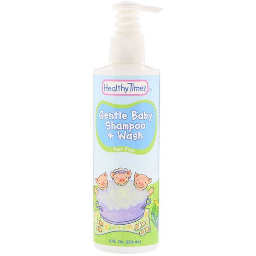 Healthy Times, Gentle Baby, Shampoo & Wash, Tear Free, 8 fl oz (236 ml) فوائد
