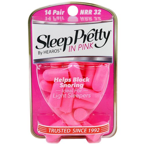 Hearos, Ear Plugs, Sleep Pretty in Pink, 14 Pair فوائد