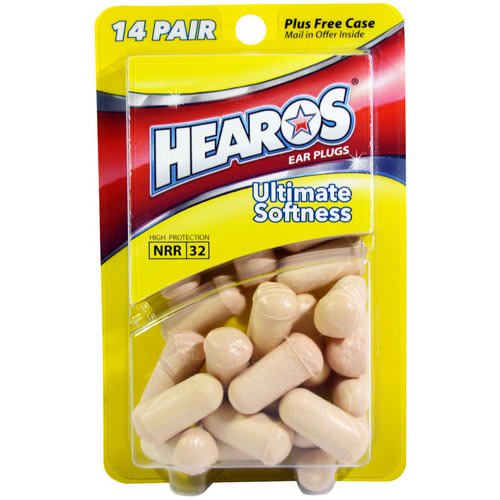 Hearos, Ear Plugs, Ultimate Softness, 14 Pairs فوائد