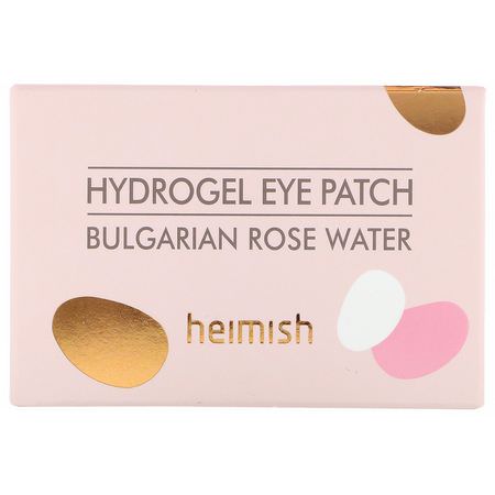 Heimish, Hydrogel Eye Patch, Bulgarian Rose Water, 60 Patches:أقنعة ال,جه K-جمال, التقشير