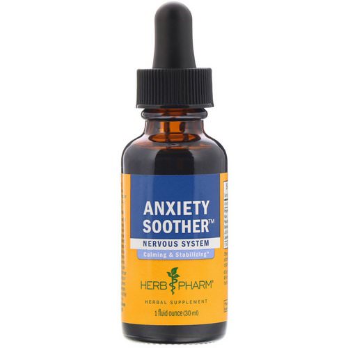 Herb Pharm, Anxiety Soother, 1 fl oz (30 ml) فوائد