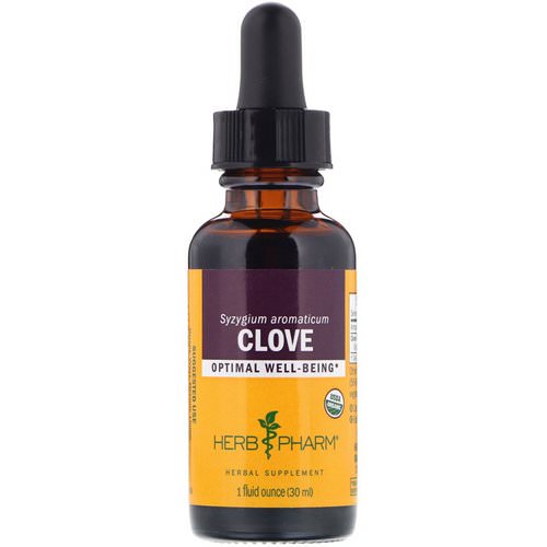 Herb Pharm, Clove, Syzygium Aromaticum, 1 fl oz (30 ml) فوائد