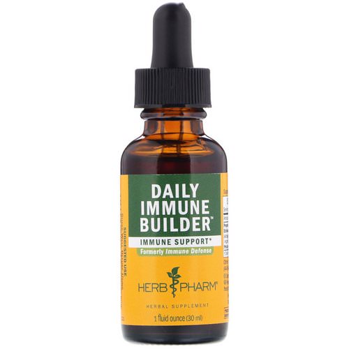 Herb Pharm, Daily Immune Builder, 1 fl oz (30 ml) فوائد