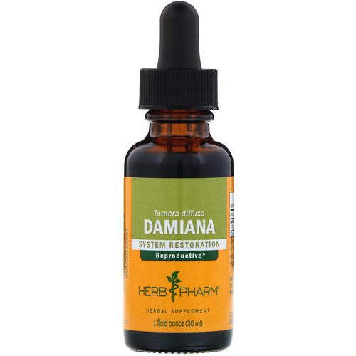 Herb Pharm, Damiana, 1 fl oz (30 ml) فوائد