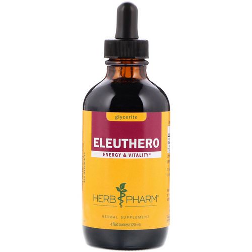 Herb Pharm, Eleuthero, 4 fl oz (120 ml) فوائد