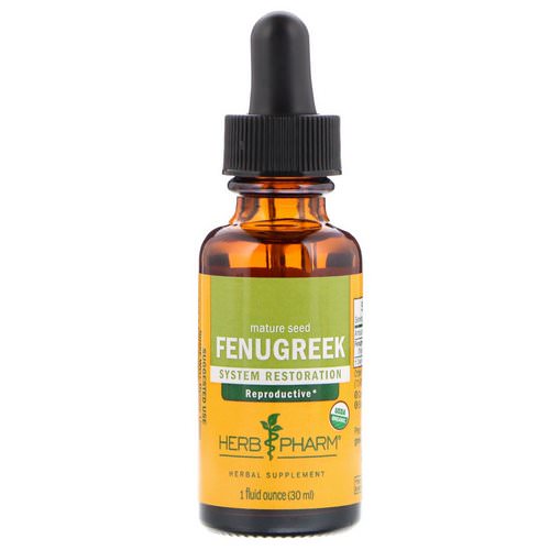 Herb Pharm, Fenugreek, 1 fl oz (30 ml) فوائد