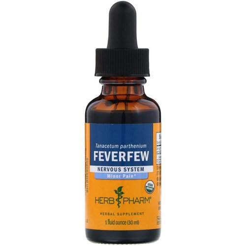 Herb Pharm, Feverfew, 1 fl oz (30 ml) فوائد