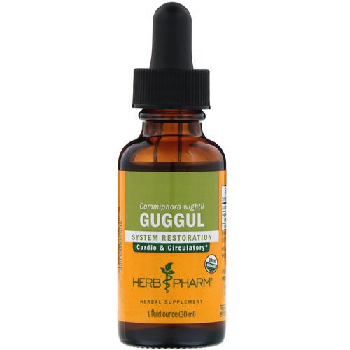 Herb Pharm, Guggul, 1 fl oz (30 ml) فوائد