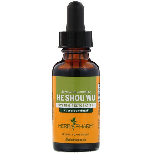 Herb Pharm, He Shou Wu, Whole Root, 1 fl oz (30 ml) فوائد