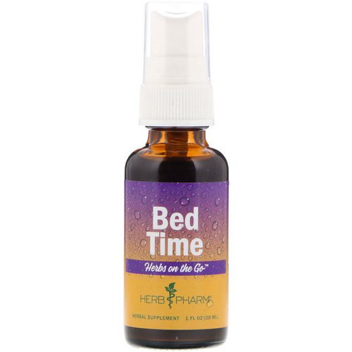 Herb Pharm, Herbs on the Go, Bed Time, 1 fl oz (30 ml) فوائد