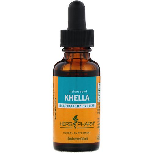 Herb Pharm, Khella, Mature Seed, 1 fl oz (30 ml) فوائد