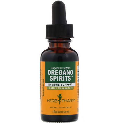 Herb Pharm, Oregano Spirits, 1 fl oz (30 ml) فوائد