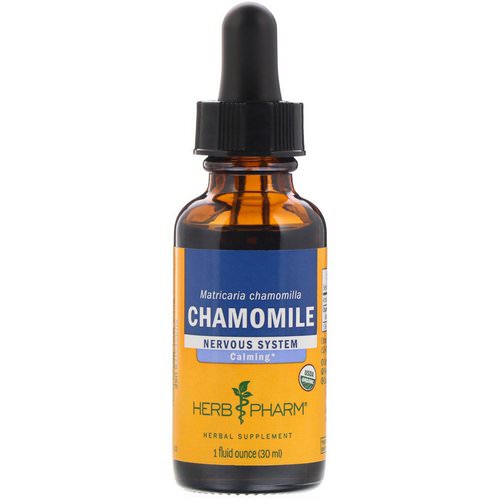 Herb Pharm, Organic Chamomile, 1 fl oz (30 ml) فوائد
