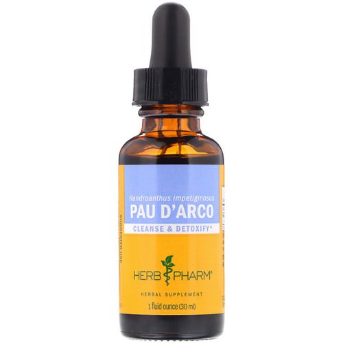 Herb Pharm, Pau d'Arco, 1 fl oz (30 ml) فوائد