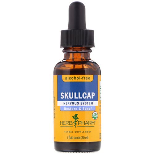 Herb Pharm, Skullcap, Alcohol-Free, 1 fl oz (30 ml) فوائد