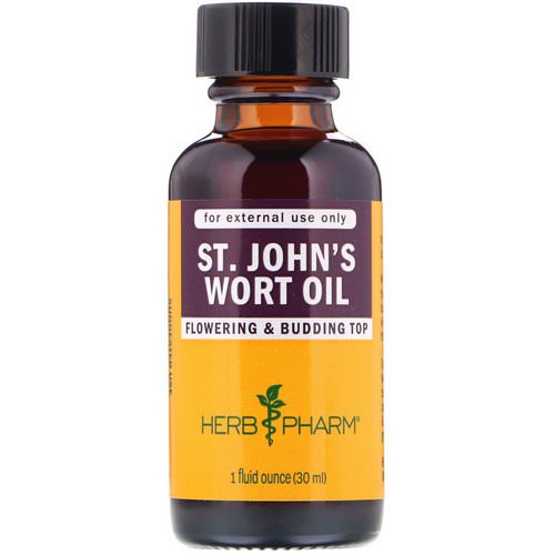 Herb Pharm, St. John's Wort Oil, 1 fl oz (30 ml) فوائد