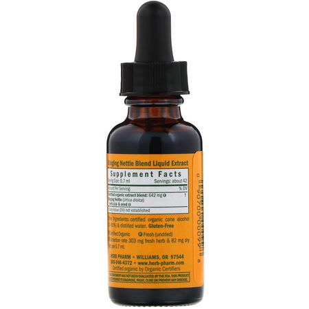 Herb Pharm, Stinging Nettle Blend, 1 fl oz (30 ml):نبات القراص, المعالجة المثلية
