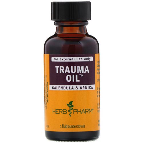 Herb Pharm, Trauma Oil, 1 fl oz (30 ml) فوائد