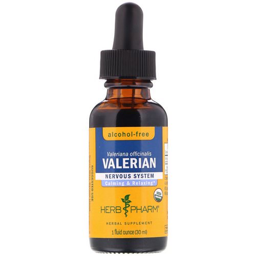 Herb Pharm, Valerian, Alcohol-Free, 1 fl oz (30 ml) فوائد
