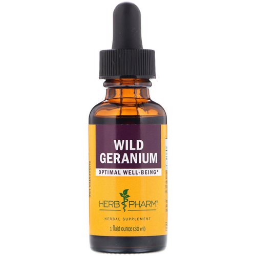 Herb Pharm, Wild Geranium, 1 fl oz (30 ml) فوائد