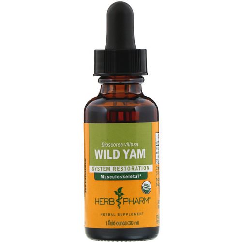 Herb Pharm, Wild Yam, 1 fl oz (30 ml) فوائد