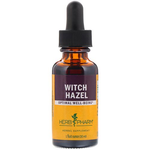 Herb Pharm, Witch Hazel, 1 fl oz (30 ml) فوائد