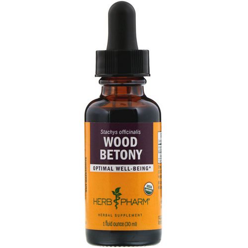 Herb Pharm, Wood Betony, 1 fl oz (30 ml) فوائد