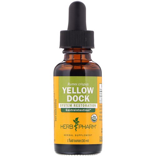Herb Pharm, Yellow Dock, 1 fl oz (30 ml) فوائد