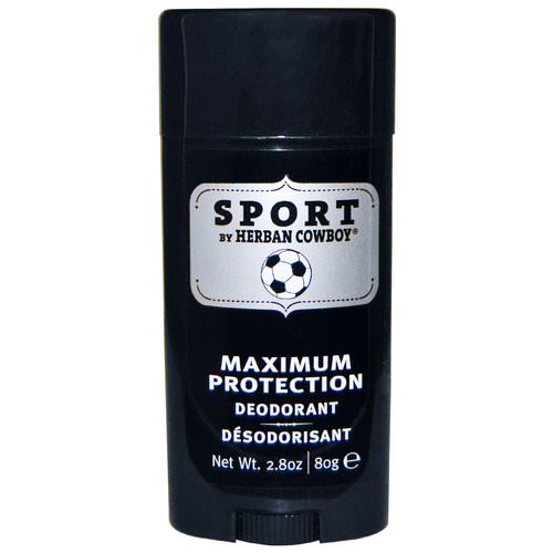 Herban Cowboy, Sport, Maximum Protection Deodorant, 2.8 oz (80 g) فوائد