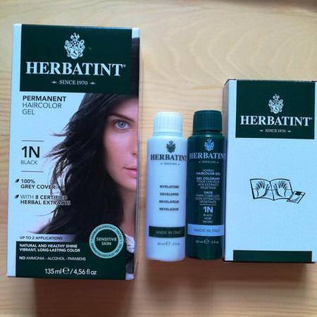 Herbatint Antica Herbavita Permanent - دائم, صبغة الشعر, العناية بالشعر, الاستحمام