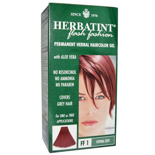 Herbatint, Permanent Haircolor Gel, FF 1 Henna Red, 4.56 fl oz (135 ml) فوائد