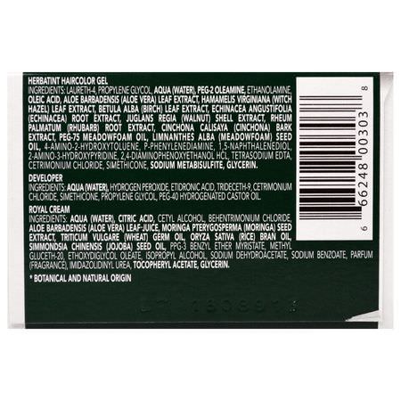 Herbatint, Permanent Haircolor Gel, FF 3, Plum, 4.56 fl oz (135 ml):دائم, صبغة الشعر
