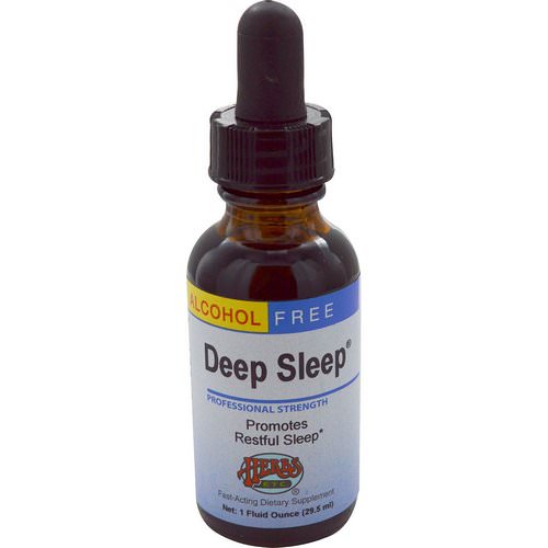 Herbs Etc, Deep Sleep, Alcohol Free, 1 fl oz (29.5 ml) فوائد