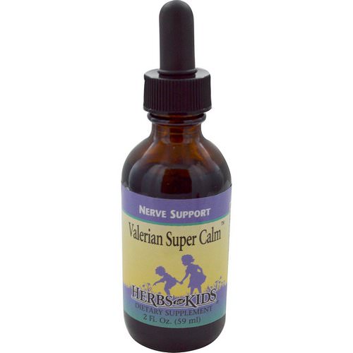 Herbs for Kids, Valerian Super Calm, 2 fl oz (59 ml) فوائد