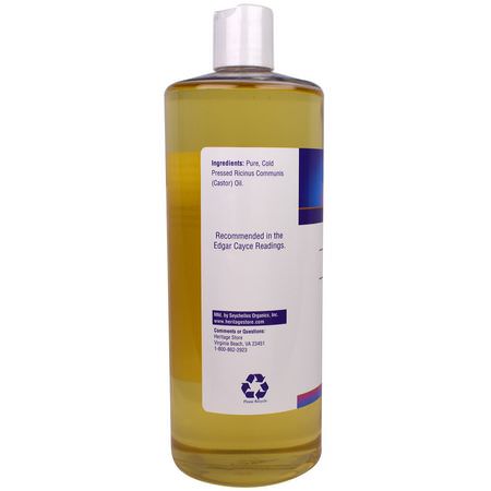 Heritage Store, Castor Oil, 32 fl oz (960 ml):علاج البشرة, الخر,ع