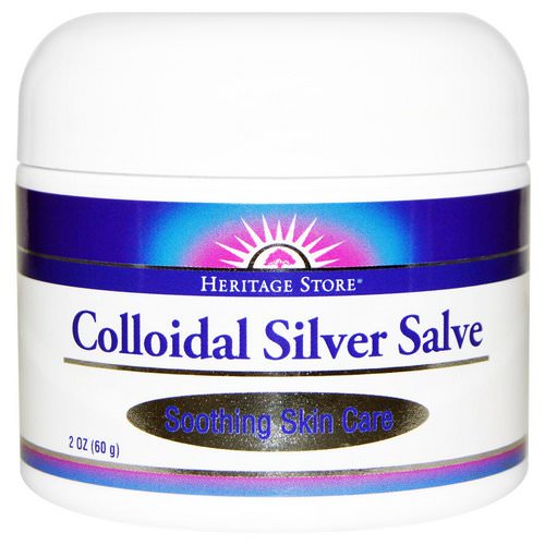 Heritage Store, Colloidal Silver Salve, 2 oz (60 g) فوائد