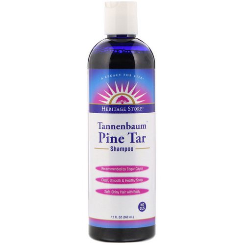Heritage Store, Tannenbaum Pine Tar Shampoo, 12 fl oz (360 ml) فوائد