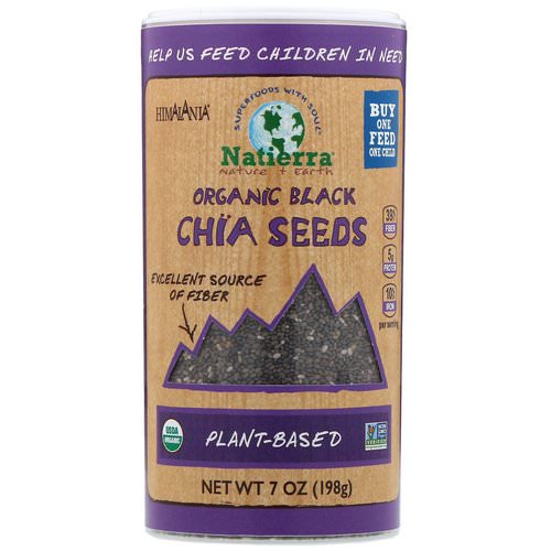 Himalania, Organic Black Chia Seeds, 7 oz (198 g) فوائد