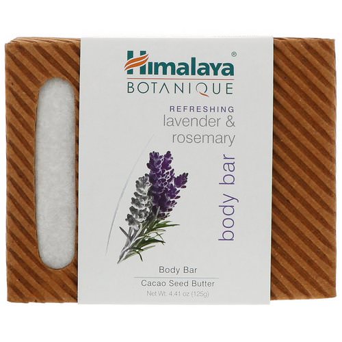 Himalaya, Botanique, Body Bar, Refreshing Lavender & Rosemary, 4.41 oz (125 g) فوائد