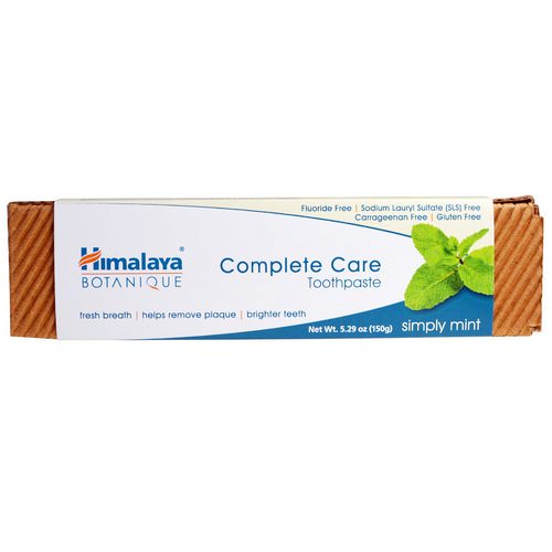 Himalaya, Botanique, Complete Care Toothpaste, Simply Mint, 5.29 oz (150 g) فوائد