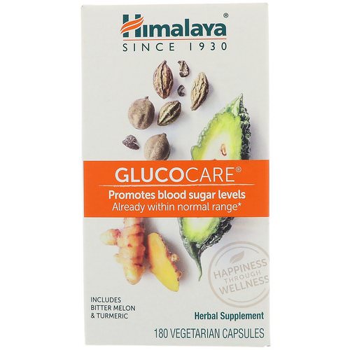 Himalaya, GlucoCare, 180 Vegetarian Capsules فوائد