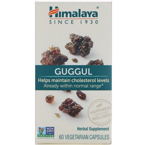 Himalaya, Guggul, 60 Vegetarian Capsules فوائد