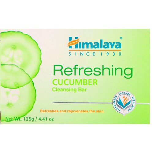Himalaya, Refreshing Cleansing Bar, Cucumber, 4.41 oz (125 g) فوائد