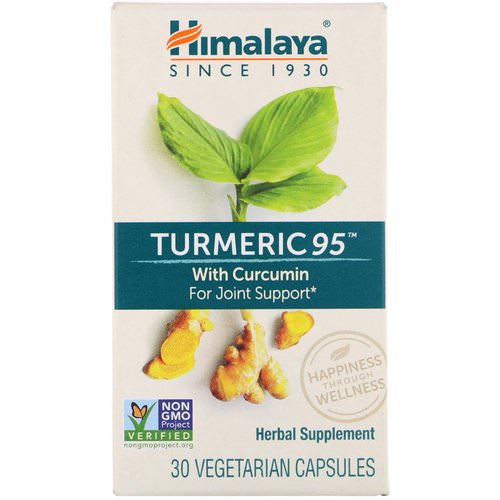 Himalaya, Turmeric 95 with Curcumin for Joint Support, 30 Vegetarian Capsules فوائد