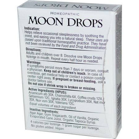 Historical Remedies, Moon Drops, 30 Homeopathic Lozenges:المعالجة المثلية, الأعشاب
