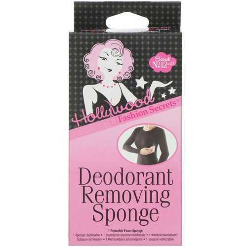 Hollywood Fashion Secrets, Deodorant Removing Sponge, 1 Sponge فوائد