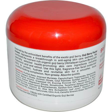 Home Health, Goji Berry Facial Cream, 4 oz (113 g):كريم, مصل حمض الهيال,ر,نيك